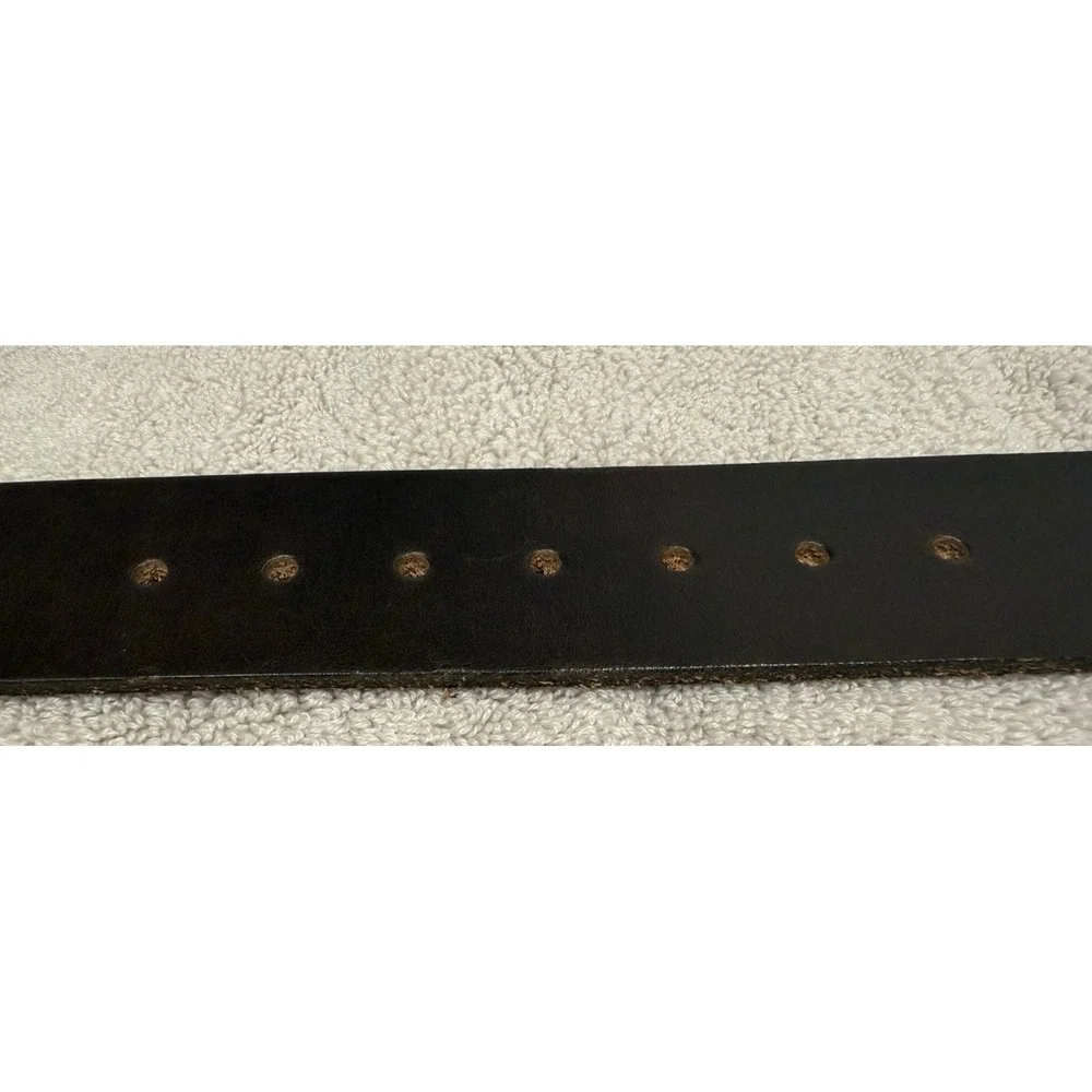 Country General Store CGS Mens Leather Belt Size 42 Brown Western Made in USA
